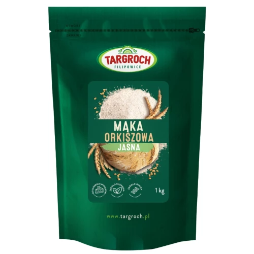 Targroch - Mąka orkiszowa jasna - 1000 g Targroch - Mąka orkiszowa jasna - 1000 g
